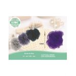 Burete de baie, puf, din plasa, diverse culori, 13×13cm, en-gros