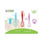 Tel din silicon cu 10 spite, cu Desfacator, Inox+ Silicon, 29cm, en-gros