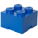Cutie depozitare LEGO 2x2 albastru inchis