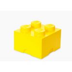 Cutie depozitare LEGO 4 galben