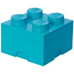 Cutie depozitare LEGO 4 turcoaz