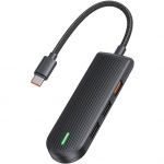 USB-C HU-1430 5w1 (USB2.0*3,USB3.0*1,SD/TF)