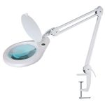 RESIGILAT 5 Dioptrii 178mm Lampă de birou cu lupa si iluminare cu LED-uri SMD (84X) L-5DP-LEDSMD-84-R-MM178