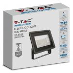 Reflector Led Smd 30w 4000k Ip65 - Negru