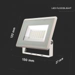 Reflector Led Smd 30w 6500k Ip65 - Alb