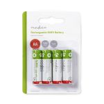 Acumulator R6 (AA) NiMH, 1.2V, 1300 mAh, 4buc/blister, Nedis