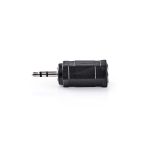 adaptor jack stereo 2.5mm tata - jack stereo 3.5mm mama set 10 bucati nedis