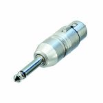 adaptor xlr mama 3 pini jack 6.35 mono tata, neutrik