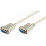 cablu serial null modem 9p mama - 9p mama 2m, goobay