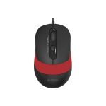 mouse optic cu fir a4tech fm10, 1600 dpi, usb, rosu