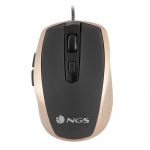 mouse optic usb 800/1600dpi auriu, ngs