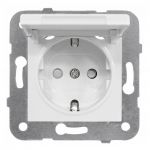 priza simpla schrack visio50 ev101005 protectie copii capac incastrat alb conexiune elastica