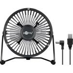 ventilator de birou cu usb 4" culoare negru goobay