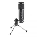 microfon de studio ngs gmicx-110 pentru streaming, usb, noise canceling, negru