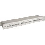 patch panel 24 porturi 1u cat.6 stp pentru rack 19", goobay