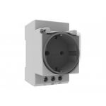 priza schuko modulara pe sina bemis br1-1402-2711 2p+e, 16a, 250v, ip44