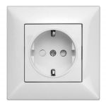 priza simpla schrack visio50 ev106103 complet protectie copii incastrat alb conexiune elastica
