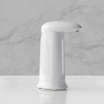 vog und arths - dozator automat de sapun lichid - 360 ml - stand alone, cu baterie - alb
