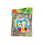 Balon 100/set argintiu en-gross
