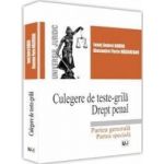 Culegere de teste-grila. Drept penal - Ionut Andrei Barbu Alexandru Florin Magureanu