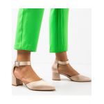 Pantofi dama Nature Engros, Bej