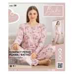 Pijamale Dama Battal Compact Penye Baki 09 Engros