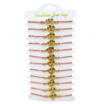 Set 12 Bratari reglabile Martisor, Cosulet Norocos, model 2024, en-gros