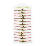 Set 12 Bratari reglabile Martisor, Ghiocel Norocos, model 2024, en-gros