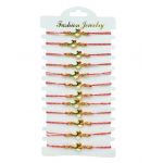 Set 12 Bratari reglabile Martisor, Ghiocel Norocos, model 2024, en-gros