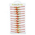 Set 12 Bratari reglabile Martisor, Trifoi Norocos, model 2024, en-gros