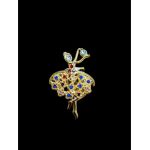 Set 12 Brose mici 3.5cm, Balerina Eleganta, model 2024, en-gros