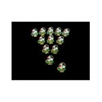Set 12 Brose mici 3.5cm, Cosulet cu Ghiocei, Norocos, model 2024, en-gros