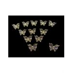 Set 12 Brose mici 3.5cm, Fluturas, model 2024, en-gros