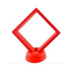 Set 12 cutii cu fereastră pentru mărțișoare engros 9 cm roșu