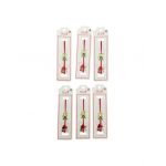 Set 24 de Bratari Martisor, Cosar Norocos, snur rosu elastic, model 2024, en-gros