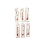 Set 24 de Bratari Martisor, Fluture Dragalas, snur rosu elastic, model 2024, en-gros