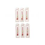 Set 24 de Bratari Martisor, Infinity Love, snur rosu elastic, model 2024, en-gros