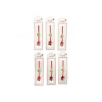 Set 24 de Bratari Martisor, True Love, snur rosu elastic, model 2024, en-gros