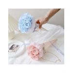 ​Suport cornet pentru flori, engros 27cm alb