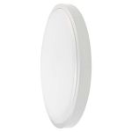 plafoniera led 30w ip44 6500k alb rece - alb