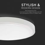 plafoniera led 30w 4000k ip44 cu senzor de miscare