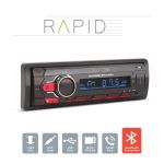 player auto ,,rapid" - 1 din - 4 x 50 w - bt - mp3 - aux - sd - usb