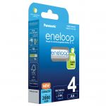 eneloop acumulatori ni-mh 1.2v aa r6 2000mah preincarcati 2100 cicluri bk-3mcde/4be eco plastic free blister 4