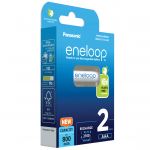 eneloop acumulatori ni-mh 1.2v aaa r3 800mah preincarcati 2100 cicluri bk-4mcde/2be eco plastic free blister 2