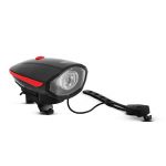 lumina pentru bicicleta cu claxon electric - xpe led - 400 mah - 450 lm - ip55