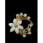 Brosa Martisor En-gros, marime mare, Aranjament Floral, editie 2024, 6×5cm