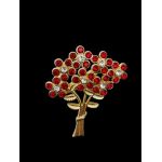 Brosa Martisor En-gros, marime mare, Buchet de Flori, editie 2024, 6×5cm