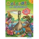 Colorati cu abtibilduri 3 Dinozauri