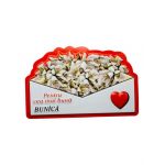 Magnet En-gros, Aranjament cu Ghiocei " Pentru cea mai buna BUNICA" 10×7cm