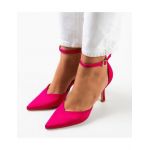 Pantofi cu toc Cafelini Engros, Fuchsia